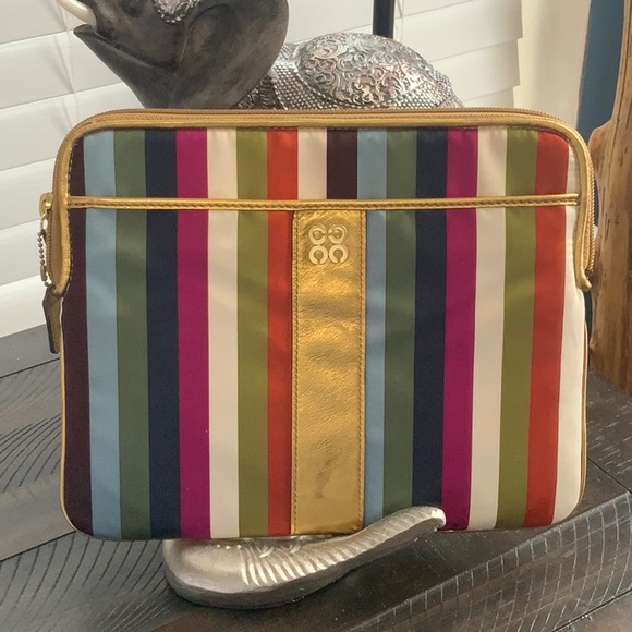 Coach multicolor silk tablet sleeve! - Picture 2 of 8